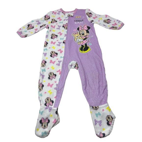 2 Baby Girl's Sleepers & 1 Romper Size 18 Months - Picture 4 of 9